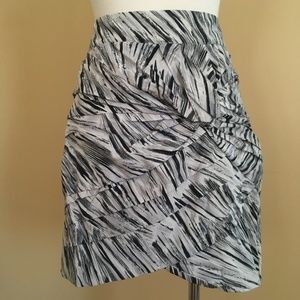 Leifsdottir Anthropologie Lightspeed Faille Skirt